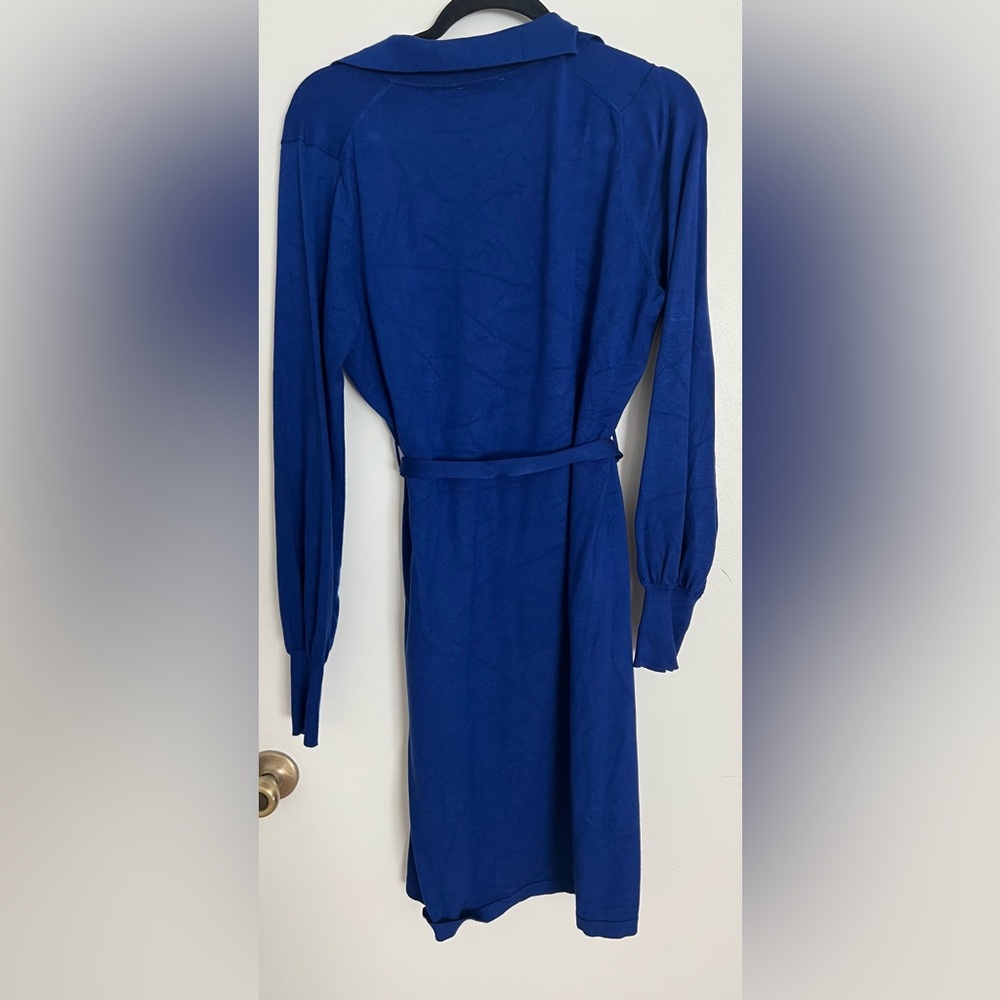 Calvin Klein belted split neck sweater dress - Picture 5 of 5